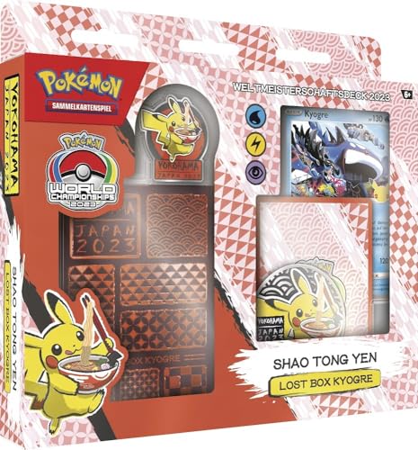 Pokemon World Champion Deck 2023 - Shao Tong Yen - Lost Box Kyogre - Deutsch + 40 Exklusive Collect-it.de Hüllen von collect-it.de MY HOME OF CARDS + TOYS