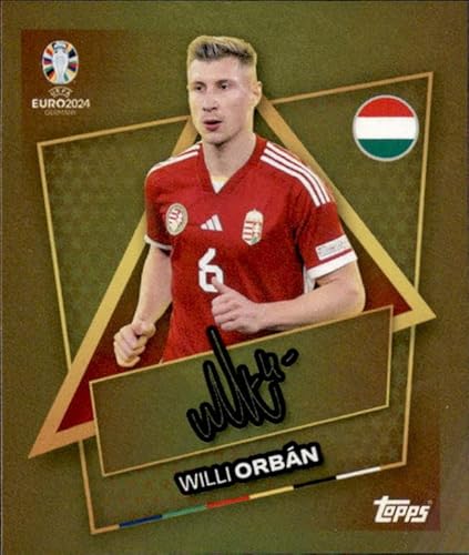 Topps EM 2024 Germany Einzelsticker Star Spieler Signature (HUN SP - Willi Orban - Star Player - Gold Signiture) von collect-it.de MY HOME OF CARDS + TOYS