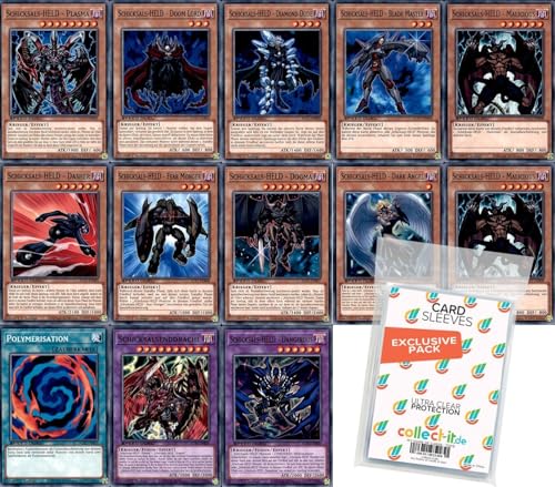 Yugioh - Aster Phoenix - Schicksals-HELD Bundle - Deutsch + 40 Exklusive Collect-it.de Hüllen von collect-it.de MY HOME OF CARDS + TOYS