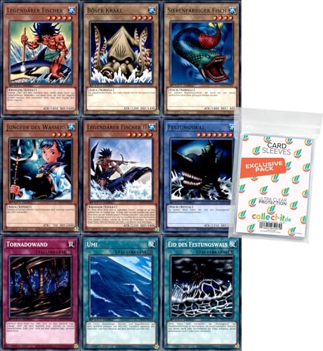 Yugioh - Mako Tsunami Bundle - Deutsch + 40 Exklusive Collect-it.de Hüllen von collect-it.de MY HOME OF CARDS + TOYS