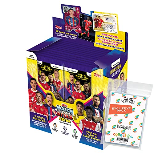 collect-it.de MY HOME OF CARDS + TOYS Exklusive Aufbewahrungshüllen im Bundle mit Champions League EXTRA 2022/23 - Trading Cards - 1 Display (24 Booster) von collect-it.de MY HOME OF CARDS + TOYS