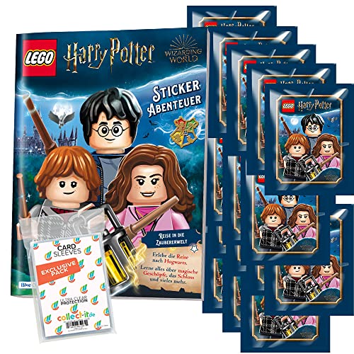 collect-it.de MY HOME OF CARDS + TOYS Exklusive Aufbewahrungshüllen im Bundle mit Lego Harry Potter - Reise in die Zauberwelt - Sammelsticker - 1 Sammelalbum + 20 Tüten von collect-it.de MY HOME OF CARDS + TOYS