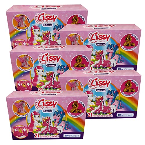 collect-it.de MY HOME OF CARDS + TOYS Lissy Pony Unicorn Serie 2 Einhorn mit Kutsche - Sammelfiguren - 5 Stück von collect-it.de MY HOME OF CARDS + TOYS