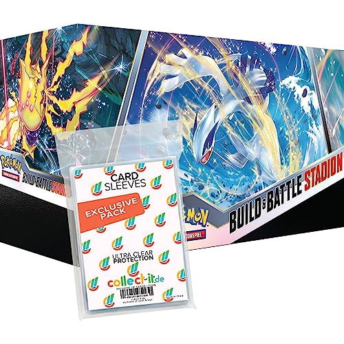 collect-it.de MY HOME OF CARDS + TOYS Pokemon Bundle - SWSH12 Silberne Sturmwinde - Pokemon Build & Battle Stadium Box - Deutsch von collect-it.de MY HOME OF CARDS + TOYS