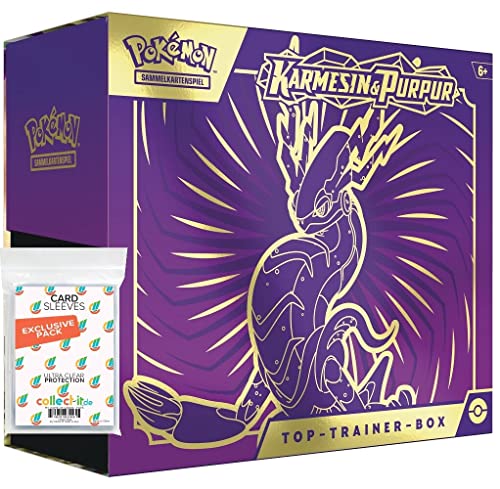 collect-it.de MY HOME OF CARDS + TOYS Pokemon Karten Karmesin & Purpur - Purpur Top Trainer Box - Deutsch von collect-it.de MY HOME OF CARDS + TOYS