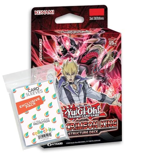 collect-it.de MY HOME OF CARDS + TOYS Yugioh - Structure Deck: The Crimson King - Jack Atlas - Deutsch + 100 Exklusive Sleeves von collect-it.de MY HOME OF CARDS + TOYS