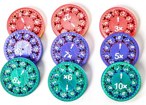 Mathe-Fidget-Spinner, Additions- und Subtraktions-Fidget-Spinner, Lernspielzeug – Mathematik, Fidget-Spinner, mehrfarbig, pädagogisches sensorisches Spielzeug von colpart