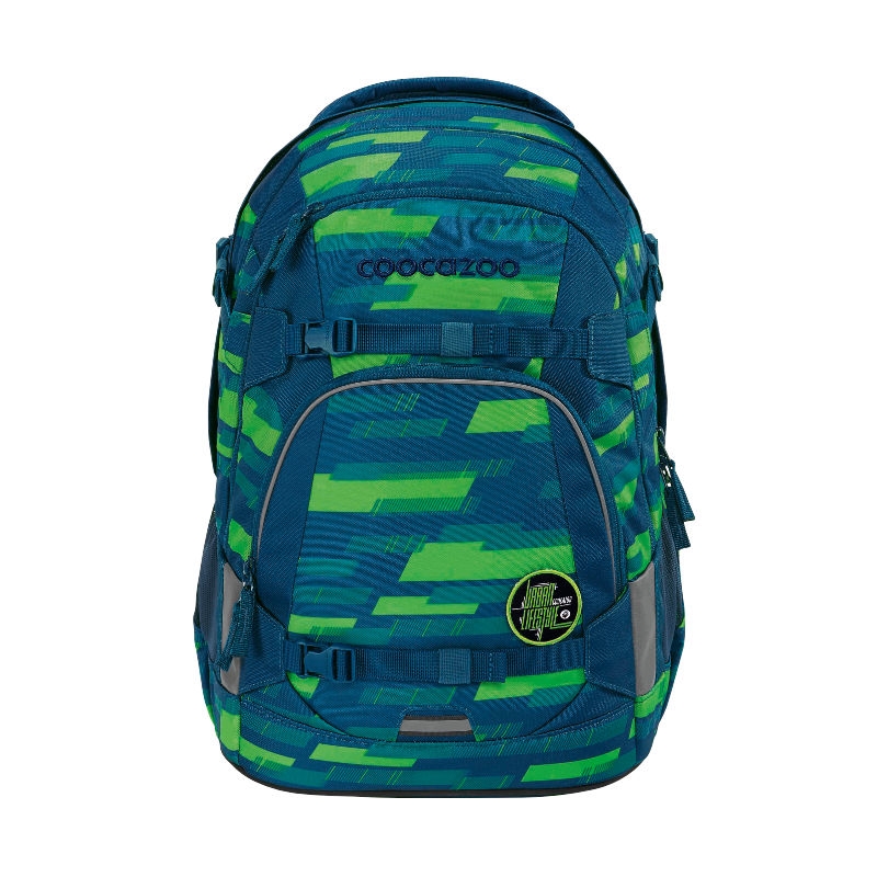 coocazoo Schulrucksack Mate Lime Stripe coocazoo Schulrucksack Mate Lime Stripe von coocazoo