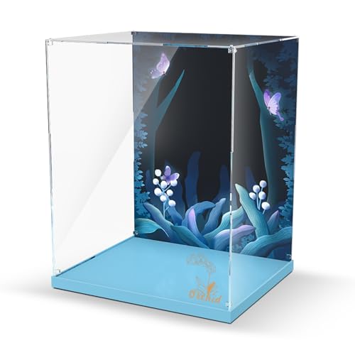 cooldac Acryl-Vitrine für 10311 Orchidee Staubdichtes Transparentes HD Backdrop Display Case(Nur Box, Kein Modell) von cooldac