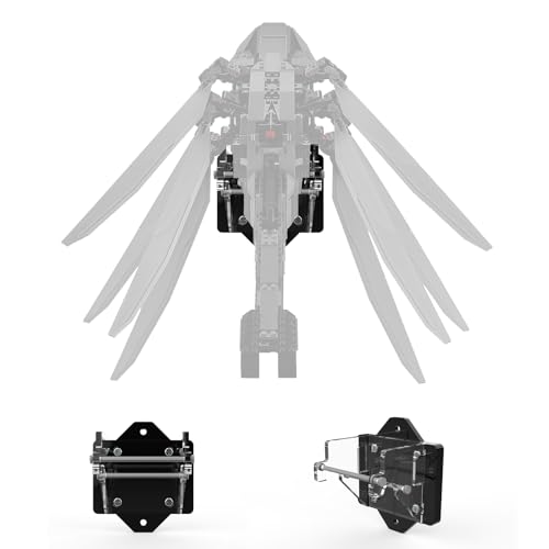 cooldac Acryl Wand Display-Ständer kompatibel mit Lego Dune 10327 Ornithopter Bausatz, individueller Wandständer Ständer kompatibel mit Lego 10327 Dune(nur Display-Ständer, kein Modell enthalten) von cooldac