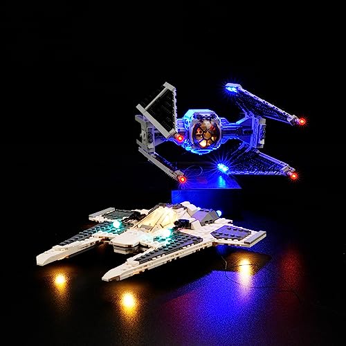 cooldac LED-Beleuchtungsset für Lego-75348 Mandalorianischer Fangjäger vs. TIE-Abfangjäger,(nur Beleuchtung, kein Lego-Set) von cooldac