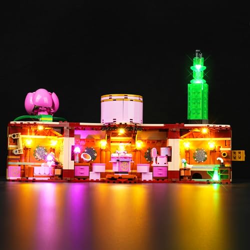 cooldac LED-Licht Kit Kompatibel mit Lego Glindas and Elphabas Dormitory, LED Beleuchtungsset Kompatibel mit Lego 75683 Glinda & Elphaba's Dormitory (nur Lichter,Keine Modelle) von cooldac