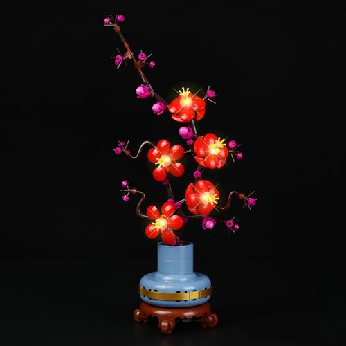 cooldac LED-Licht Kit Kompatibel mit Lego Icons Plum Blossom, LED Beleuchtungsset Kompatibel mit Lego Plum Blossom, Lichter Kompatibel mit Lego 10369(nur Lichter, Keine Modelle) von cooldac