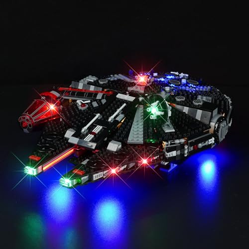 cooldac LED-Licht Kit Kompatibel mit Lego Star Wars c-3po B, LED Beleuchtungsset Kompatibel mit Lego c3po 75398(nur Lichter, Keine Modelle) (75389 Dark Millennium Falcon) von cooldac