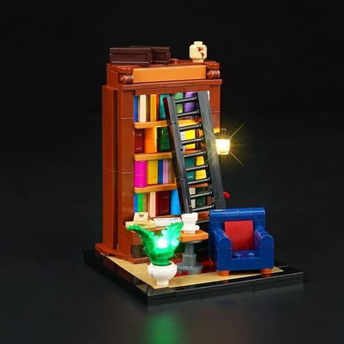 cooldac LED-Licht Kit Kompatibel mitLego Books Are My Passion, LED Beleuchtungsset Kompatibel mit Lego 40698 Books Are My Passion(nur Lichter,Keine Modelle) von cooldac