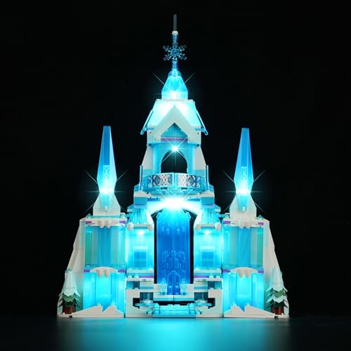 cooldac LED-Licht Kit Kompatibel mit Lego Elsas Winterpalast 43244, LED Beleuchtungsset Kompatibel mit Lego Disney Frozen Elsas Winterpalast(Keine Modelle) von cooldac