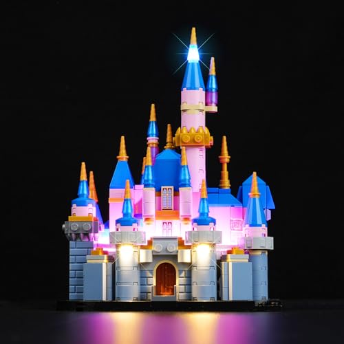 cooldac LED-Licht Kit Kompatibel mit Lego Mini Sleeping Beauty Castle, LED Beleuchtungsset Kompatibel mit Lego 40720 Mini Sleeping Beauty Castle(Keine Modelle) von cooldac