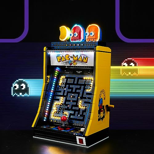 cooldac LED Licht Set Kompatibel mit Lego 10323 Icons PAC-Man Arcade Spielkonsole, Licht Set Kompatibel mit Lego 10323 Icons PAC-Man Arcade Spielkonsole Bausteine Modell. von cooldac