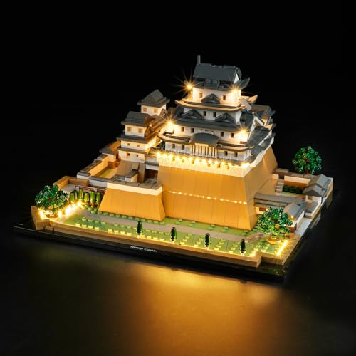 cooldac Led Licht Kit für Lego 21060 Architecture Burg Himeji, Kreative Dekorlichter Set Kompatibel mit Lego Architecture 21060 Burg Himeji Bausteine Modell, Nicht Eingeschlossen Lego Set von cooldac