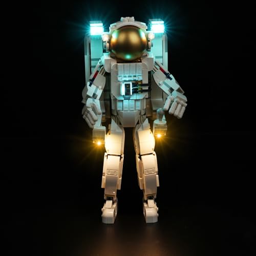 cooldac Led Licht Kit für Lego 31152 Creator 3 in 1 Astronaut im Weltraum Set (Nur Beleuchtung, Kein Lego), Kreative Dekorlichter Set Kompatibel mit Lego 31152 Astronaut im Weltraum Bausteine Modell von cooldac