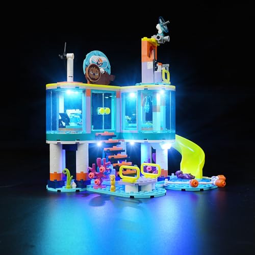 cooldac Led Licht Kit Kompatibel mit Lego 41736 Friends Seerettungszentrum Set(nur Beleuchtung, Keine Modelle), Kreative Dekorlichter Set Kompatibel mit Lego 41736 Friends Seerettungszentrum von cooldac