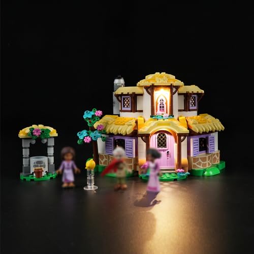 cooldac Led Licht Kit Kompatibel mit Lego 43231 Disney Wish Ashas Häuschen Set (nur Beleuchtung, Keine Modelle), Kreative Dekorlichter Set Kompatibel mit Lego 43231 Disney Wish Ashas Häuschen von cooldac