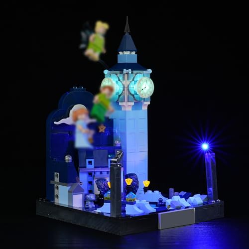 cooldac Led Licht Kit Kompatibel mit Lego 43232 Disney Peter Pans & Wendys Flug über London(nur Beleuchtung, Keine Modelle), Kreative Dekorlichter Set Kompatibel mit Lego Peter Pans & Wendys von cooldac