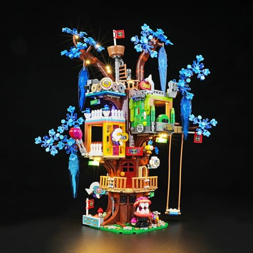 cooldac Led Licht Kit Kompatibel mit Lego 71461 DREAMZzz Fantastisches Baumhaus Set (nur Beleuchtung, Keine Modelle), Kreative Dekorlichter Set Kompatibel mit Lego 71461 DREAMZzz Fantastisches von cooldac