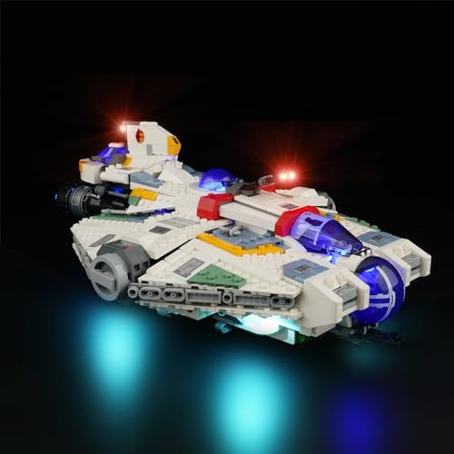 cooldac Led Licht Kit Kompatibel mit Lego 75357 Star Wars Ghost & Phantom II Set(nur Beleuchtung, Keine Modelle), Kreative Dekorlichter Set Kompatibel mit Lego 75357 Ghost & Phantom II Set von cooldac