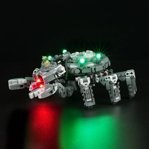 cooldac Led Licht Kit Kompatibel mit Lego 75361 Star Wars Spinnenpanzer (nur Beleuchtung, Keine Modelle), Kreative Dekorlichter Set Kompatibel mit Lego 75361 Star Wars Spinnen Panzer Bausteine Modell von cooldac