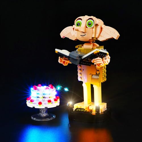 cooldac Led Licht Kit Kompatibel mit Lego 76421 Harry Potter Dobby der Hauself Set (nur Beleuchtung, Keine Modelle), Kreative Dekorlichter Set Kompatibel mit Lego Dobby Harry Potter Dobby von cooldac