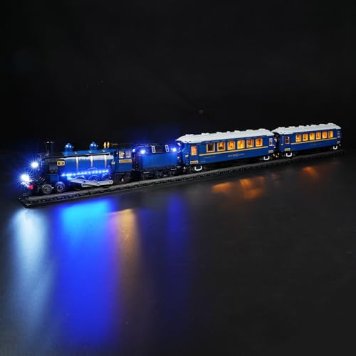 cooldac Led Licht Kit Kompatibel mit Lego Ideas 21344 Orient Express Set (nur Beleuchtung, Keine Modelle), Kreative Dekorlichter Set Kompatibel mit Lego Ideas 21344 Der Orient Express Baustein Modell von cooldac