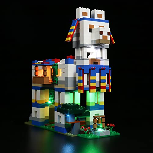 cooldac Licht-Kit Kompatibel mit Lego 21188 Minecraft Das Lamadorf Set, Led Beleuchtungs Set Kompatibel mit Lego 21188 (nur Lichter, Keine Modelle) von cooldac