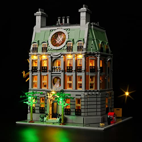 cooldac Licht-Kit Kompatibel mit Lego 76218 Marvel Sanctum Sanctorum Building Set with Doctor Strange, Led Beleuchtungs Set Kompatibel mit Lego 76218- Aktualisierung (nur Lichter, Keine Modelle) von cooldac