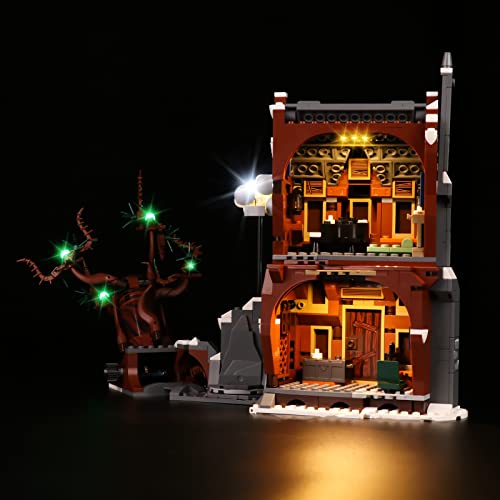 cooldac Licht-Kit für Lego 76407 Harry Potter Heulende Hütte und Peitschende Weide, Led Beleuchtungs Set Kompatibel mit Lego 76407 (Hinweis: Packung ohne Baustein, nur Lichtkit) von cooldac