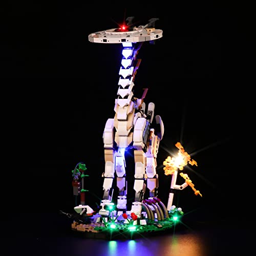 cooldac Licht-Kit Kompatibel mit Lego 76989 Horizon Forbidden West: Langhals Modellbausatz, Led Beleuchtungs Set Kompatibel mit Lego 76989 (nur Lichter, Keine Modelle) von cooldac