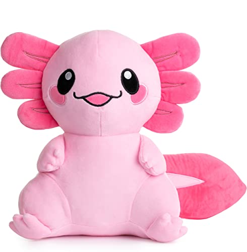 corimori Axolotl Plüschtier Pink 25cm | Beeps der Weißling Axolotl | Süßes Kuscheltier von corimori