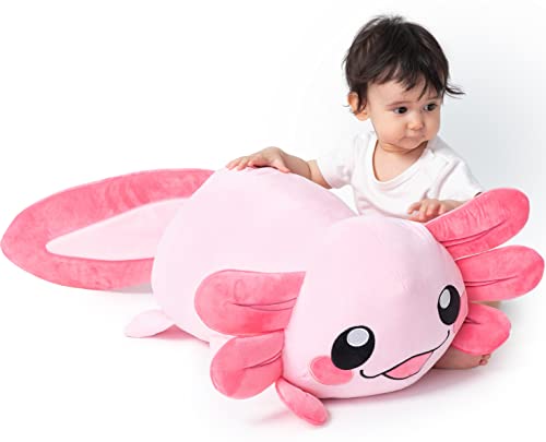 corimori Großes XXL Axolotl Beeps Kuscheltier Kissen 85cm Kawaii von corimori