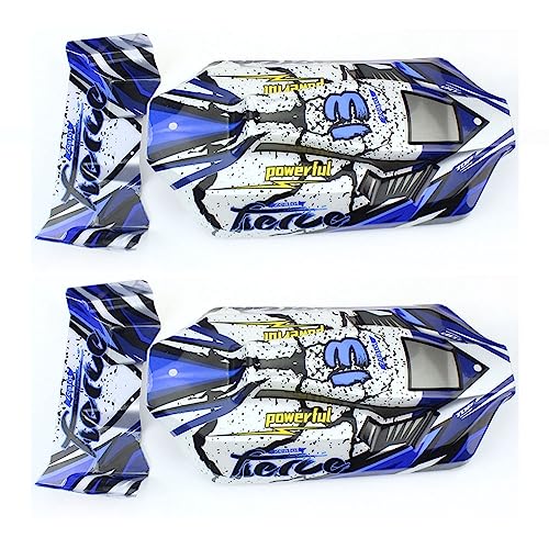 coserori 2X RC Auto Karosserie Hülle Auto Abdeckung Heck Flügel für 124017 124019 1/12 RC Auto Upgrade Teile Teile Zubehör von coserori