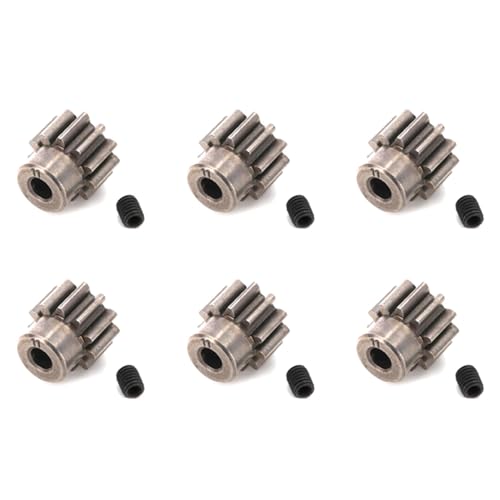 coserori 6X Metallmotor Zahnrad Ritzel 32P 11T 3.175mm 6747 für TRX4 6X6 TRX6 RC Autoteile von coserori