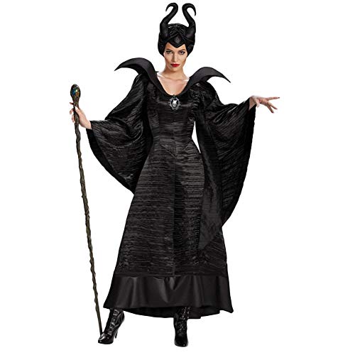 costyle Maleficent Cosplay Kleid Schwarz Hexenkostüm Marlene Fiesen Kleid von costyle