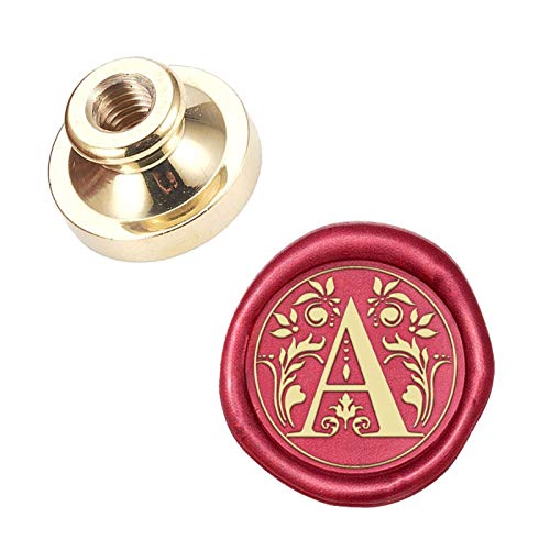 craspire Wax Seal Stamp Head Letter EIN Abnehmbarer Seal Brass Stamp Head Für Kreative Geschenkumschläge Einladungskarten Dekoration von craspire