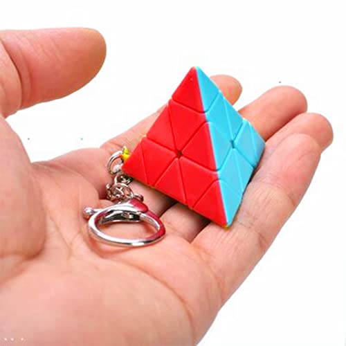 CuberSpeed Mini Pyraminx Magic Cube Schlüsselanhänger ohne Aufkleber Puzzle von cuberspeed