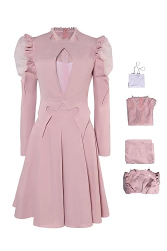 cultofmoon Glinda Cosplay Kostüm Rosa Kleid Puffärmel Mantel Bluse Rock Set Wicked Hexe Elegant Vintage Anzug Damen Halloween Karneval Outfits cultofmoon Glinda Cosplay Kostüm Rosa Kleid Puffärmel Mantel Bluse Rock Set Wicked Hexe Elegant Vintage Anzug Damen Halloween Karneval Outfits von cultofmoon