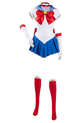 cultofmoon Tsukino Usagi Cosplay Kostüm Kleid Outfit Full Set Halloween Karneval Outfit von cultofmoon