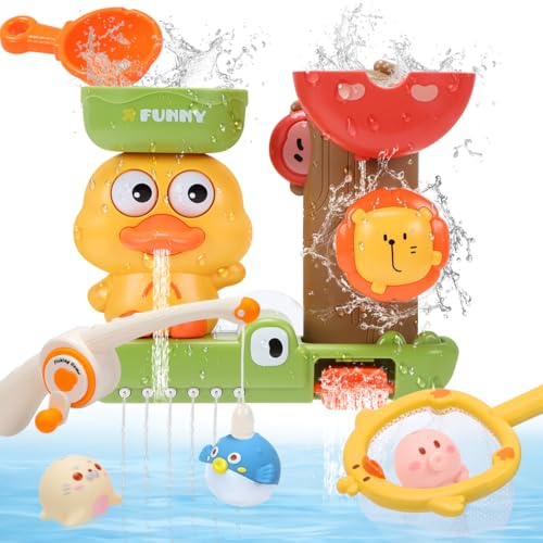 CUTE STONE Badewannenspielzeug,Badespielzeug Baby,Enten&Löwen,Wasserspielzeug Kinder,Badewannen Spielzeug Kinder,Wasserspielzeug Baby Spielzeug Geschenk für Jungen und Mädchen,1 2 3 Jahr CUTE STONE Badewannenspielzeug,Badespielzeug Baby,Enten&Löwen,Wasserspielzeug Kinder,Badewannen Spielzeug Kinder,Wasserspielzeug Baby Spielzeug Geschenk für Jungen und Mädchen,1 2 3 Jahr von cute stone