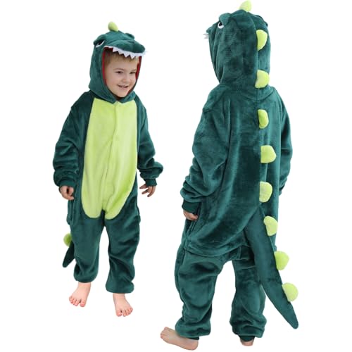 cuteDIY Dino Kostüm Kinder Dinosaurier Dinokostüme 116 110 Dinokostüm 128 104 Drache von cuteDIY