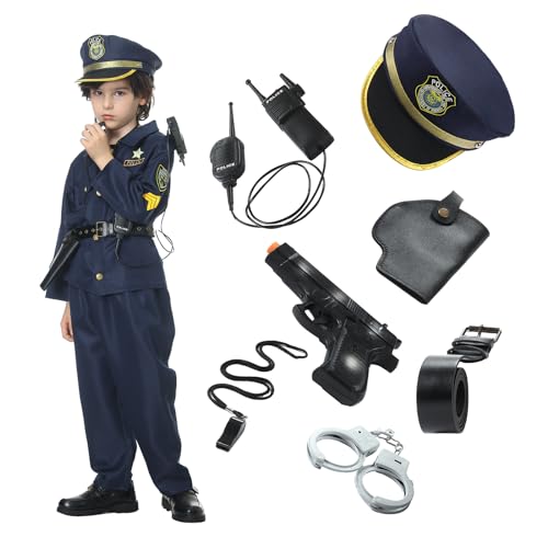 cuteDIY Polizei Spielzeug Kostüm Kinder Jungen Karnaval Kostium Für Jungs von cuteDIY