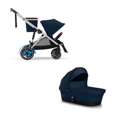 cybex GOLD 2 in 1 Kinderwagen e-Gazelle S Ocean Blue von cybex GOLD