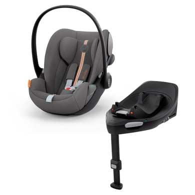 cybex GOLD Babyschale Cloud G i-Size Plus Lava Grey Plus mit Basisstation Base G von cybex GOLD